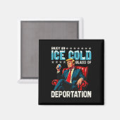 Aimant Glace Profitez D'Une Glace Froid Gl De La Chemise (Recto/Verso)