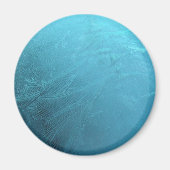 Aimant Glaces Water Ice Blue Frost Chic Winter métallc (Devant)