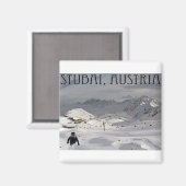 Aimant Glacier de Stubai (Recto/Verso)