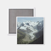 Aimant Glacier Mortaratch en Suisse (Recto/Verso)