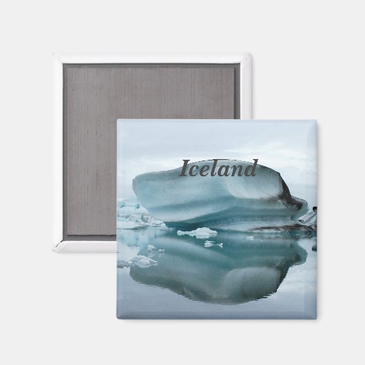 Aimant Glaciers d'Islande (Recto/Verso)