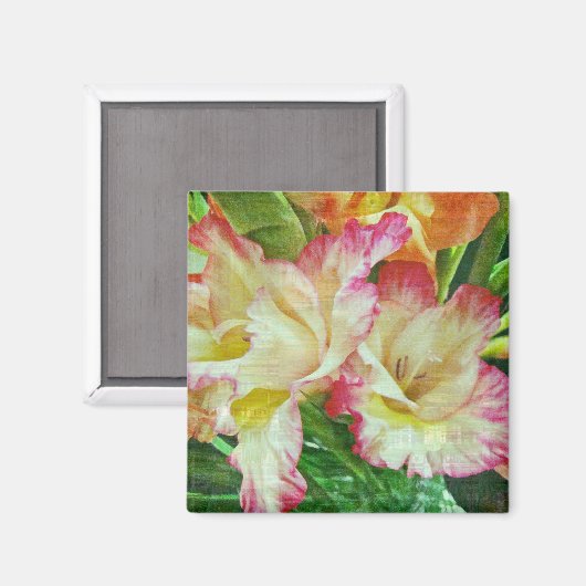 Aimant Gladiola texturé (Recto/Verso)