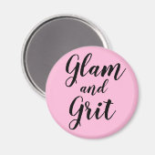 Aimant "Glam and Grit" (Recto/Verso)