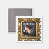 Aimant "Glamor Girl" pour améliorer votre réfrigér (Recto/Verso)