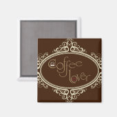 Aimant glamour Louveur de café (Recto/Verso)