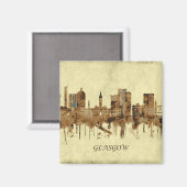 Aimant Glasgow Écosse (Recto/Verso)