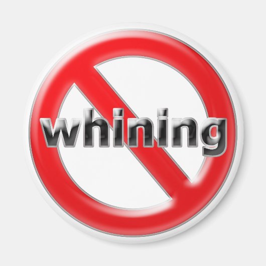 Aimant Glass No Whining (Devant)