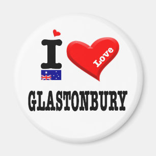 Aimant GLASTONBURY - I Love