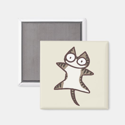 Aimant Glay Tabby Chat (Recto/Verso)