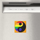 Aimant GLBT YinYang (In Situ (Lave-vaisselle))