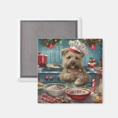 Aimant Glen of Imaal Terrier Viennoiserie : Festive (Recto/Verso)