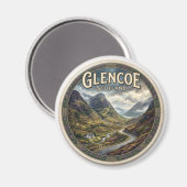 Aimant Glencoe Écosse (Recto/Verso)