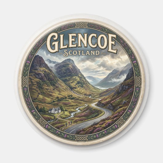 Aimant Glencoe Écosse (Devant)