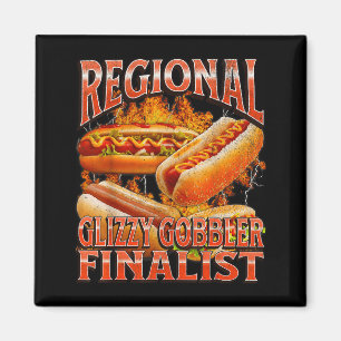 Aimant Glizzy Gobbler Drôle Wiener Hot Dog Meme Bootleg G
