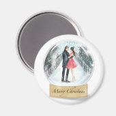 Aimant globe neigeux (Recto/Verso)