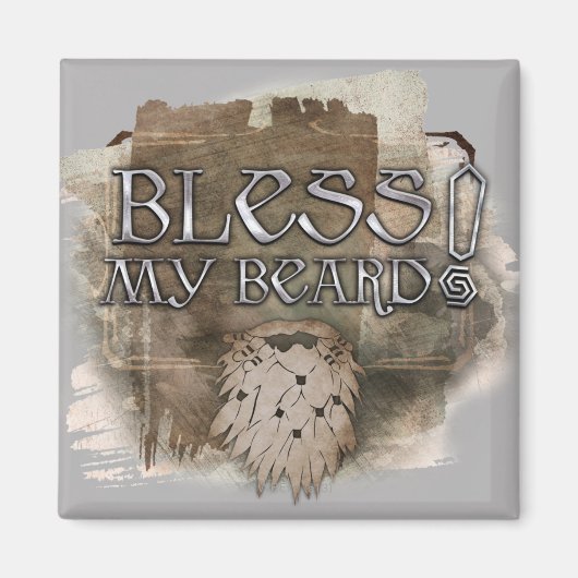 Aimant Gloin - Bless My Beard (Devant)