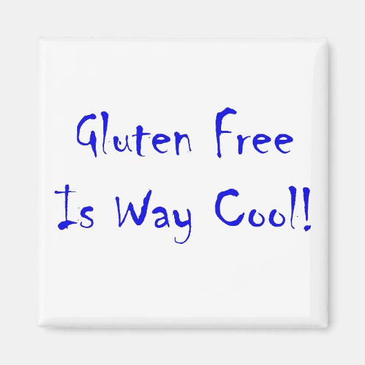 Aimant Gluten Free Est Bien Cool ! (Devant)