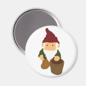 Aimant Gnome avec seau (Recto/Verso)