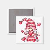 Aimant Gnome de l'amour rose (Recto/Verso)