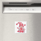 Aimant Gnome de l'amour rose (In Situ (Lave-vaisselle))