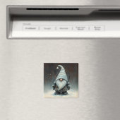 Aimant Gnome d'hiver dans une forêt de neige (In Situ (Lave-vaisselle))