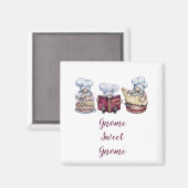 Aimant Gnome Gnome Gnome Gnome Gnome Gnome Personnalisé (Recto/Verso)