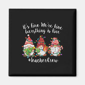 Aimant Gnome It's Fine I'm Fine Everything Is Fine Teache (Devant)