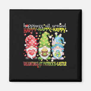 Aimant Gnome Joyuse Saint-Valentin Saint-Patrick Pâques J