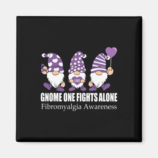 Aimant Gnome One combat seul la guerre de sensibilisation (Devant)