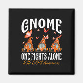 Aimant Gnome One combat seul RSD Sensibilisation aux CRPS (Devant)