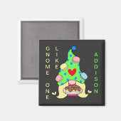 Aimant Gnome One Like Your Name Cookies Casquette Cake He (Recto/Verso)