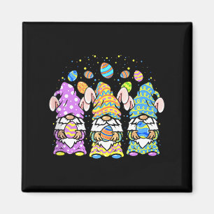 Aimant Gnome Pâques Femmes Filles Printemps Lapin de Pâqu
