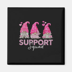 Aimant Gnomes amusants pour soutenir le cancer du sein de