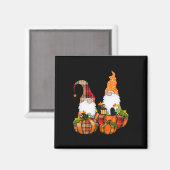 Aimant Gnomes citrouilles Automne Mignons Halloween Thank (Recto/Verso)