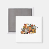 Aimant Gnomes d'action de grâce Feuilles Gnomes Funny Fal (Recto/Verso)