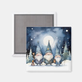 Aimant Gnomes d'hiver (Recto/Verso)