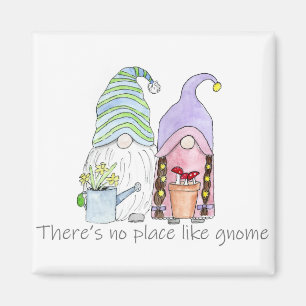Aimant Gnomes du jardin de printemps