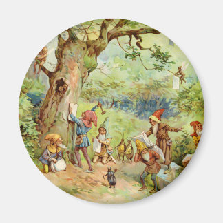 Aimant Gnomes, elfes et fées dans la Forêt Magique