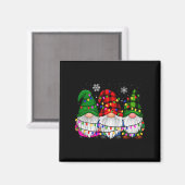 Aimant Gnomes Family Matching Pjs Men Women Funny Xmas Ho (Recto/Verso)