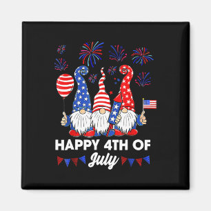 Aimant Gnomes joyeux 4 juillet 