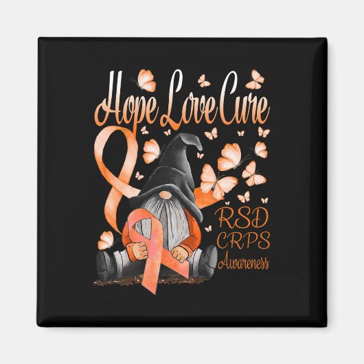 Aimant Gnomes RSD RCPS Sensibilisation Espérance Amour Cu (Devant)