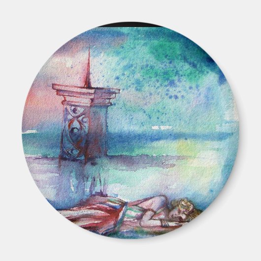 AIMANT GNOMON ET DAME DU LAC (Devant)