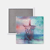 AIMANT GNOMON ET DAME DU LAC (Recto/Verso)