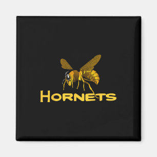 Aimant Go Hornets Footbyll Bysebyll Bysketbyll Cheer Danc