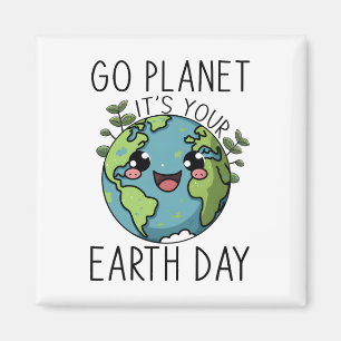 Aimant Go Planet Son Jour des terres Enseignant Enfants M
