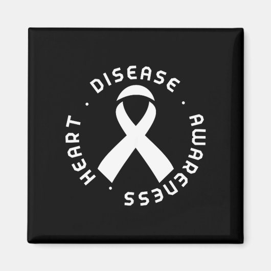 Aimant Go Red In February Heart Disease Awareness Health  (Devant)