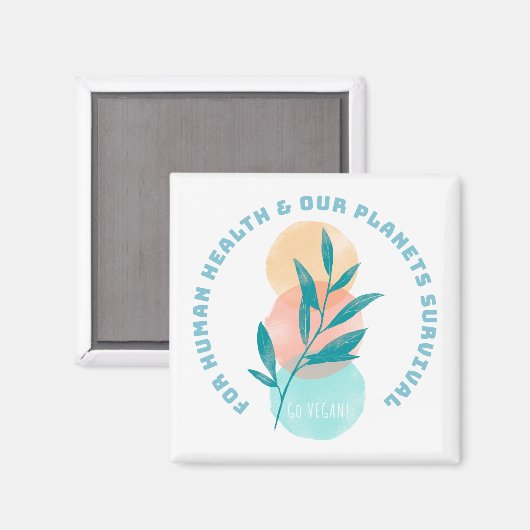 Aimant Go Vegan (Recto/Verso)