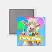 Aimant Goat with Party Blowers (Recto/Verso)