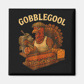 Aimant Gobbol Turkey Thanksgiving  (Devant)