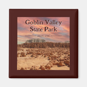 Aimant Goblin Valley State Park Utah Souvenir